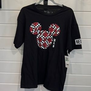 NEFF never worn floral roses Disney Mickey shirt